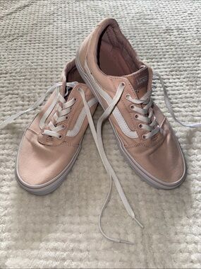 👟🩷EUC Vans Ward Canvas Sneakers – Women’s Size 11 – Blush Pink